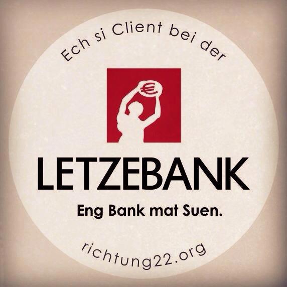 Letzebank Sticker